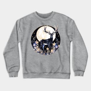 Moon Deer Crewneck Sweatshirt